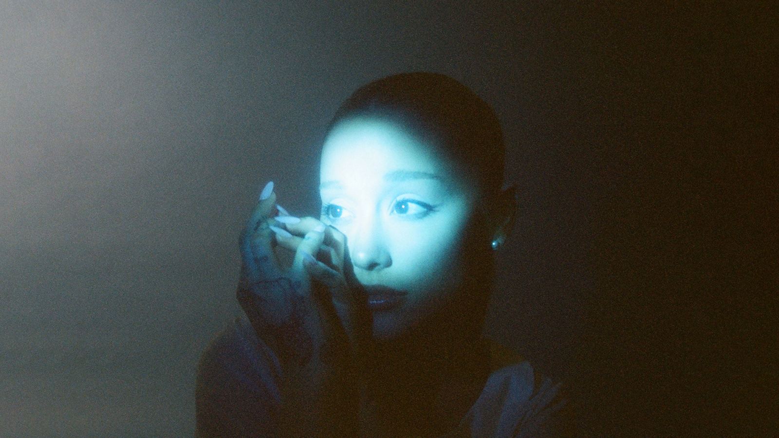Ariana Grande in a close-up promotional portrait for The Eternal Sunshine Tour - the official tour image
